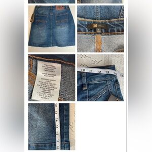FRYE brand denim skirt